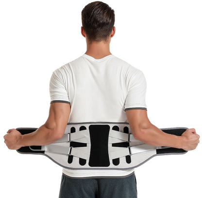 Ceinture Lombaire Réglable avec Plaques d'Acier Amovibles