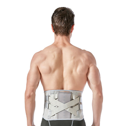 Ceinture Lombaire Respirante avec Plaques d'Acier Amovibles