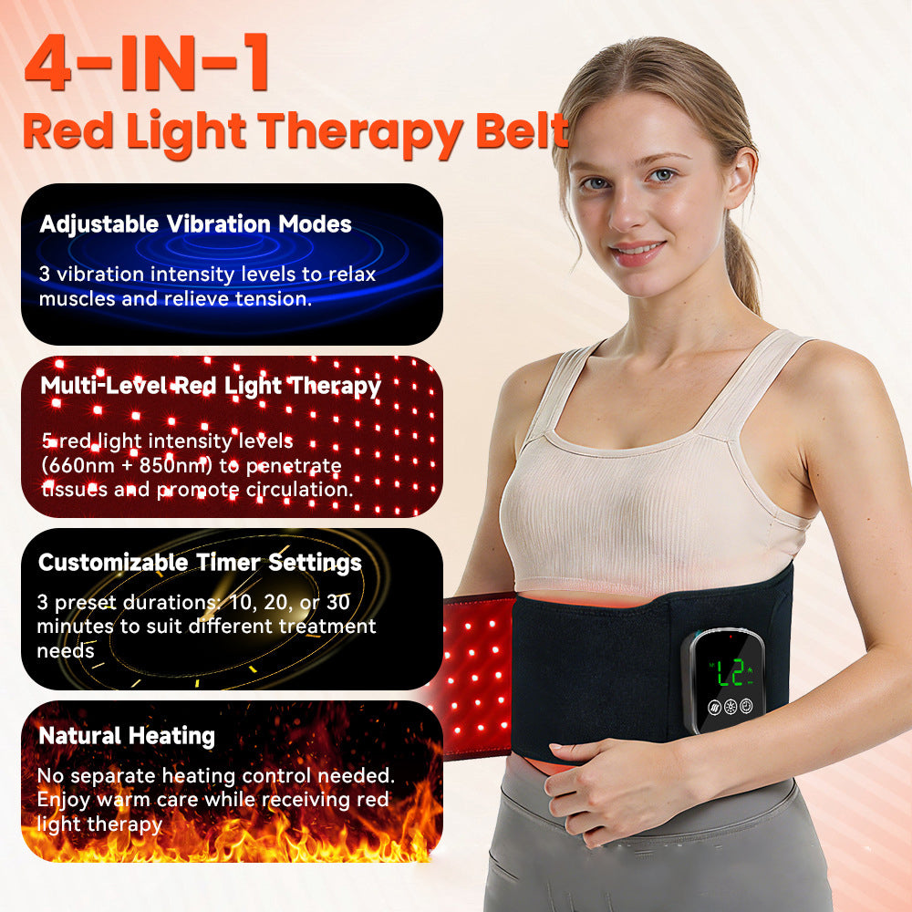 Ceinture Ventrale Thérapie Infrarouge & Vibration