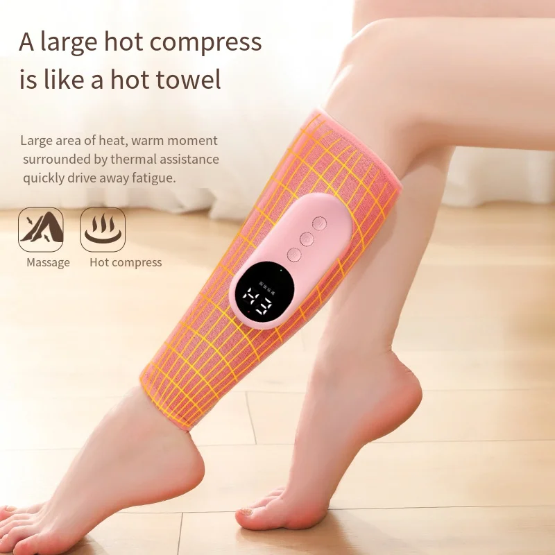 Masseur électrique de mollets à compression d'air – Vibration & Thérapie par Chaleur