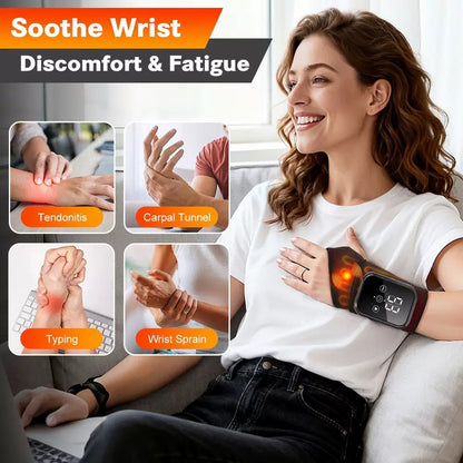 Masseur Chauffant EMS pour Mains & Poignets