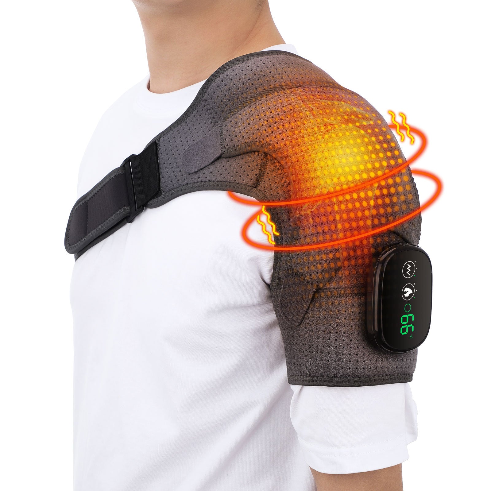 Masseur d'épaules chauffant écran tactile vibration