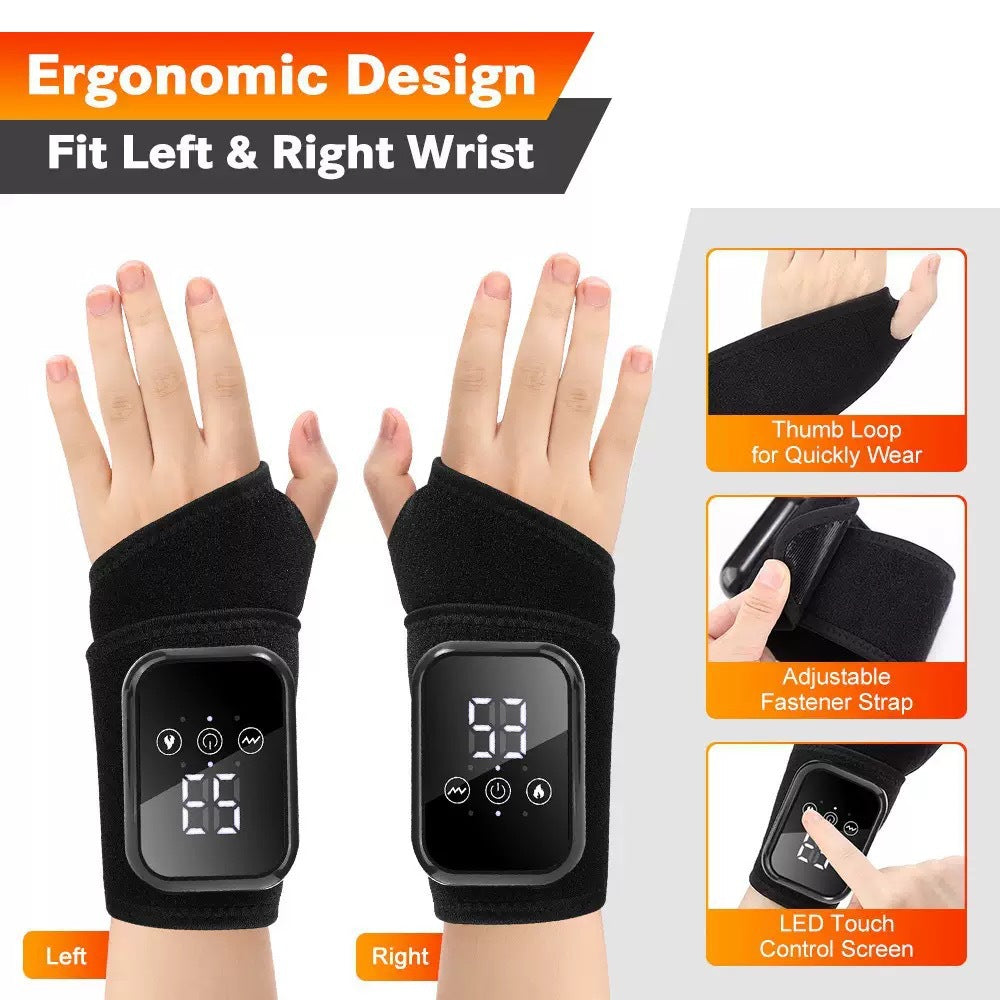 Masseur Chauffant EMS pour Mains & Poignets