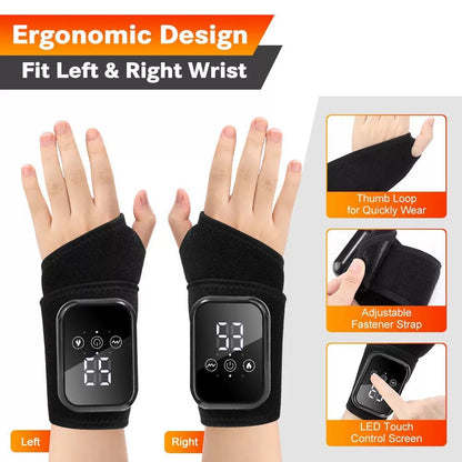 Masseur Chauffant EMS pour Mains & Poignets