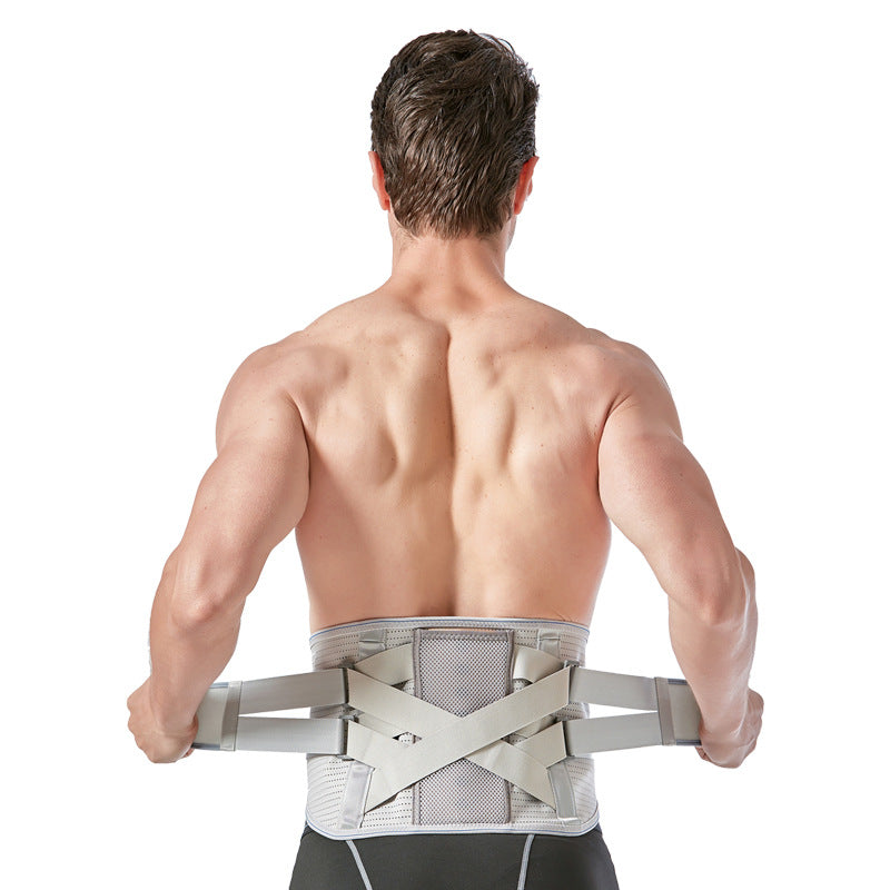 Ceinture lombaire respirante avec plaques d'acier
