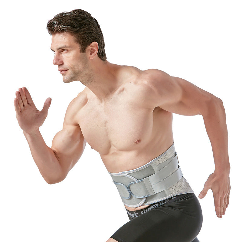 Ceinture Lombaire Respirante avec Plaques d'Acier Amovibles