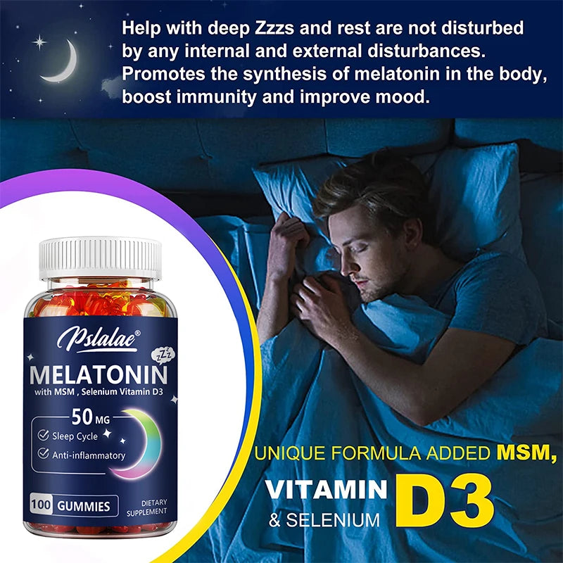 Melatonin Gummies 50mg  - Favoriser le sommeil profond