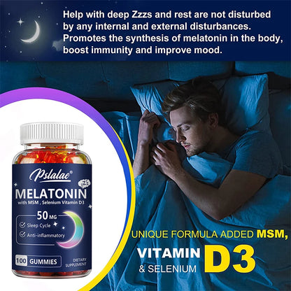 Melatonin Gummies 50mg  - Favoriser le sommeil profond