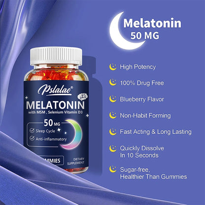 Melatonin Gummies 50mg  - Favoriser le sommeil profond