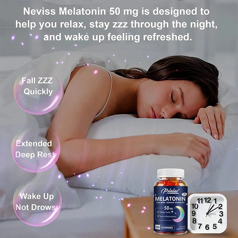 Melatonin Gummies 50mg  - Favoriser le sommeil profond